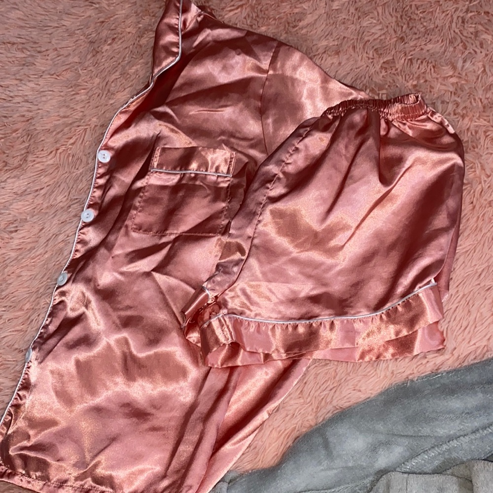 satin pajamas
